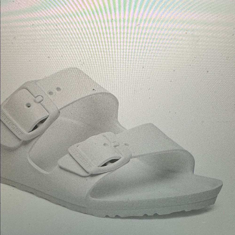 Birkenstock Arizona Eva White Sandals Waterproof Slides Beach Pool Shoes 34 US 3